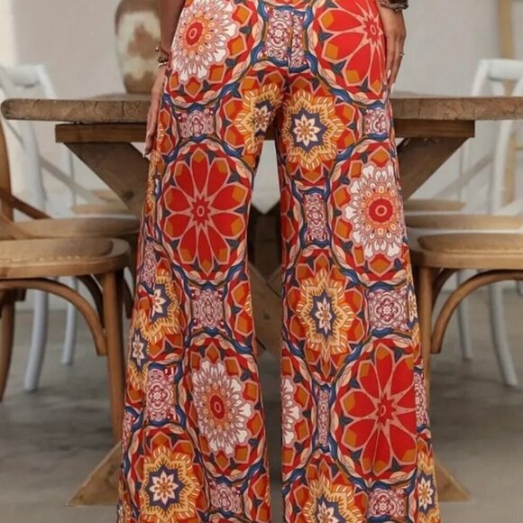 Floral Palazzo Pants - size Small - Picture 2 of 6